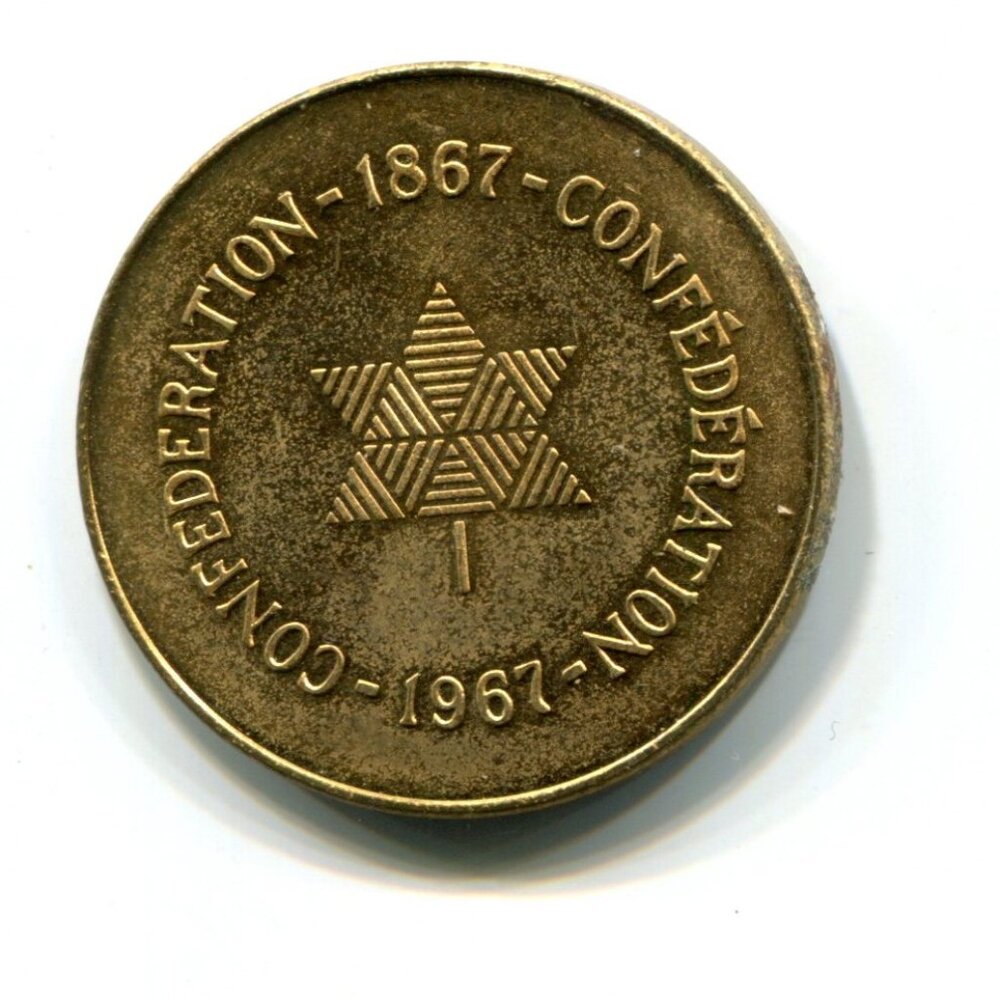 1967 Canada Confederation Centennial Medal (b732-8)